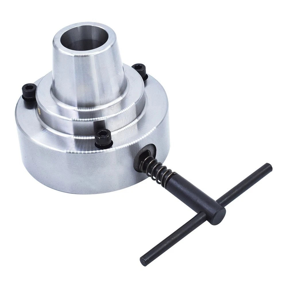 5C Collet Lathe Chuck for 2-1/4" x 8 Threaded Hole Connection Plate (5")