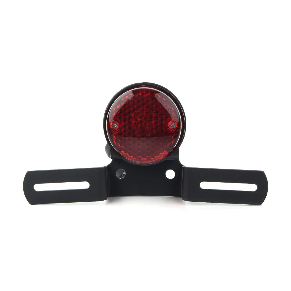 12V Round Red Brake Tail Light for Bobber Chopper Cafe Racer (ATVS)