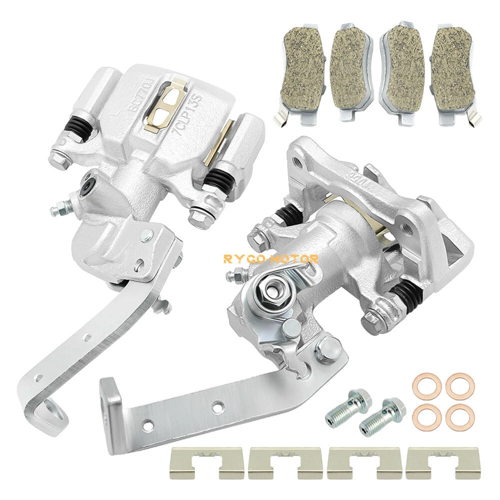 2 Pack Rear Brake Calipers w/Ceramic Pads for Honda Big Red MUV700 (2009–2013)