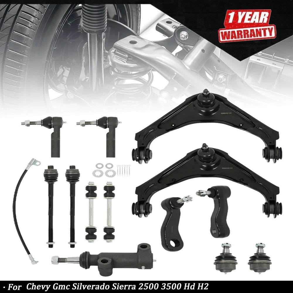 Front Upper Control Arms for Chevy GMC Silverado Sierra 2500 3500 HD H2