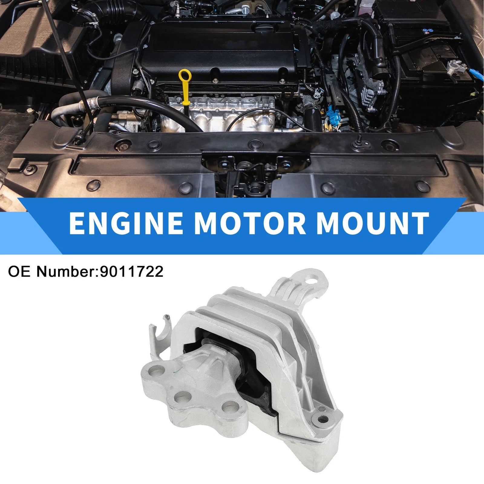 Engine Motor Mount Replacement for Chevrolet Cruze (2009–2016) 1.5L A/MT