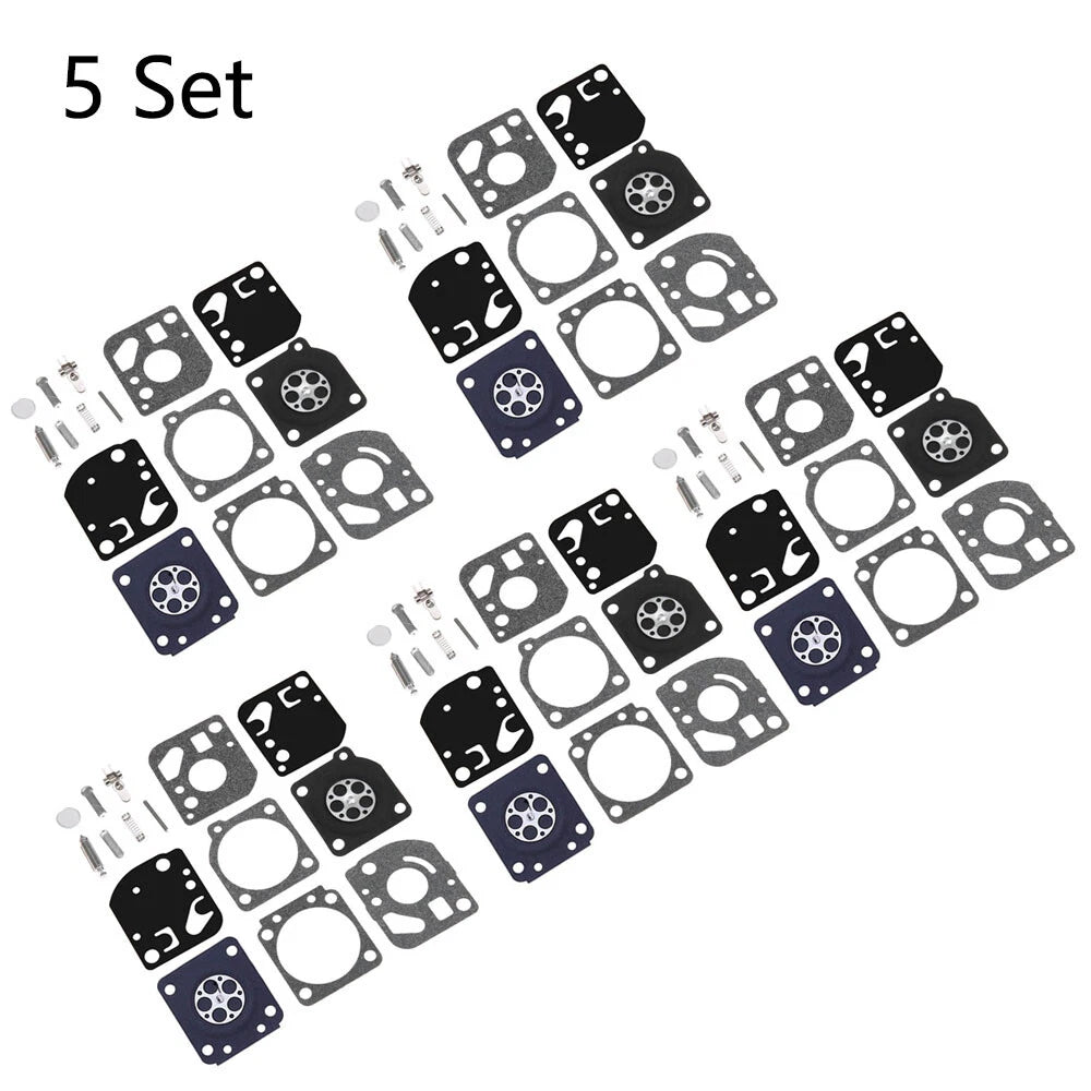 5 Set For ZAMA RB-29 RB29 C1U Model Carb Replace Carburetor Diaphragm Gasket Kit