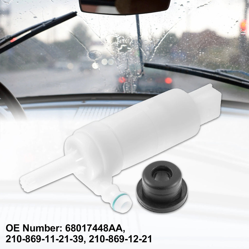 Windshield Washer Pump Replacement for Mercedes-Benz W203 W208 W209 W210 (2000–2008)