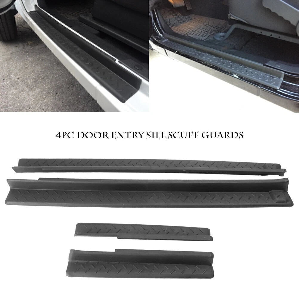 Car Door Sill Protector Scuff Plate for Jeep Wrangler (2007–2017)