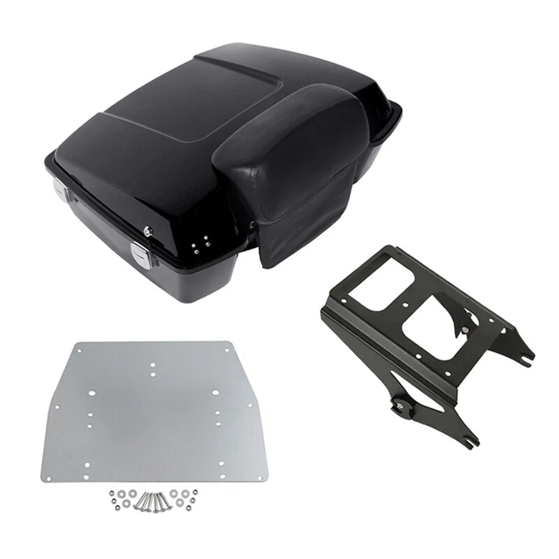 Chopped Trunk Backrest Rack Plate for Harley Touring Electra Glide (2009–2013)