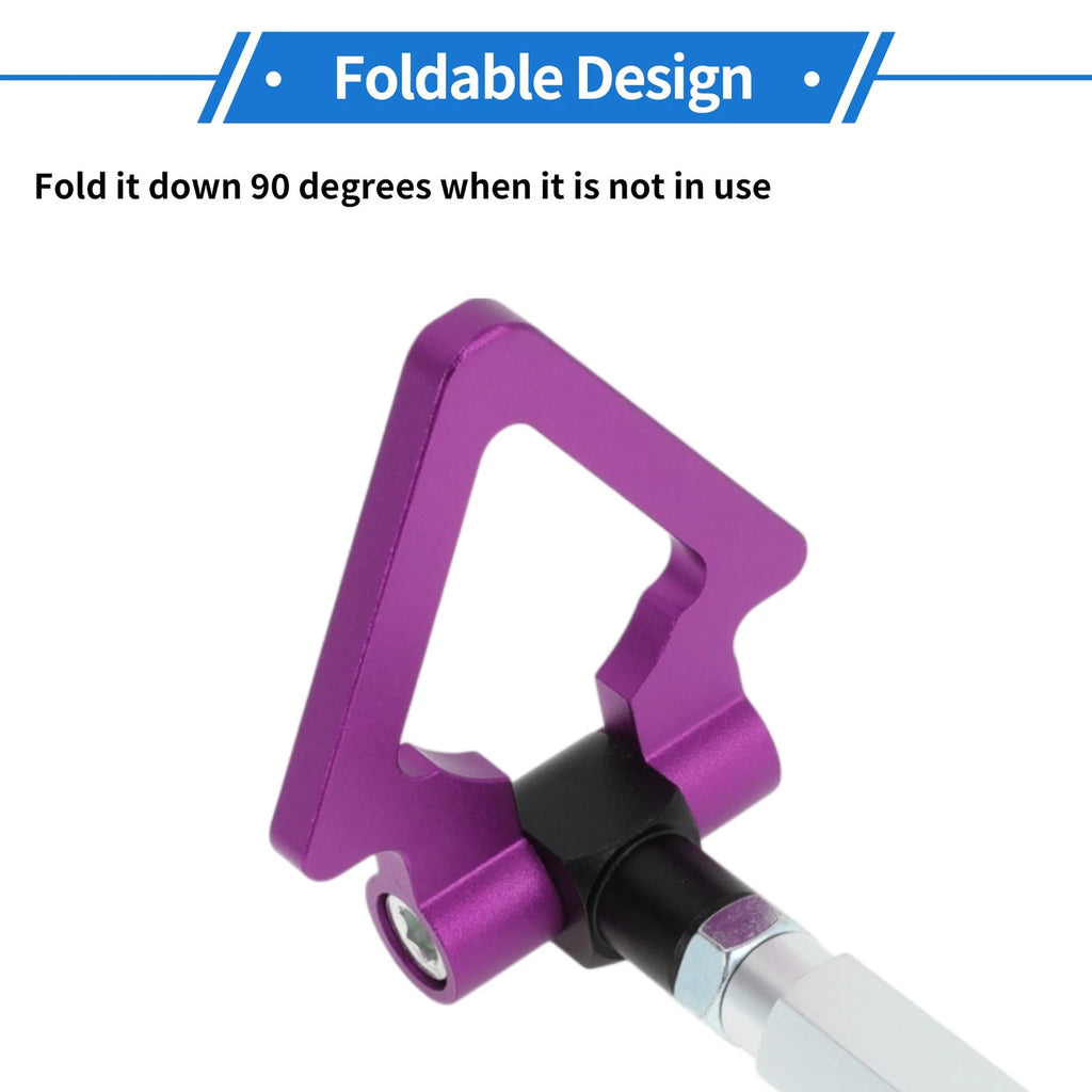 Folding Tow Hooks for Subaru Impreza (2017–2021) - Purple