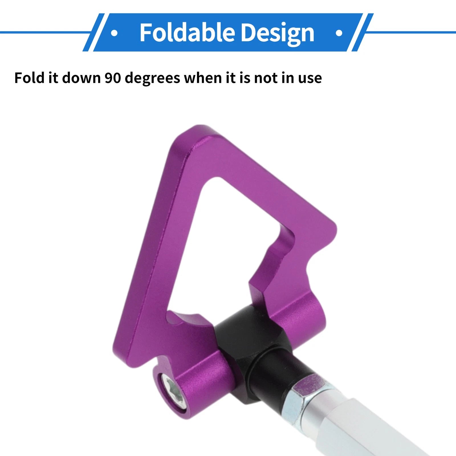 Folding Tow Hooks for Subaru Impreza (2017–2021) - Purple