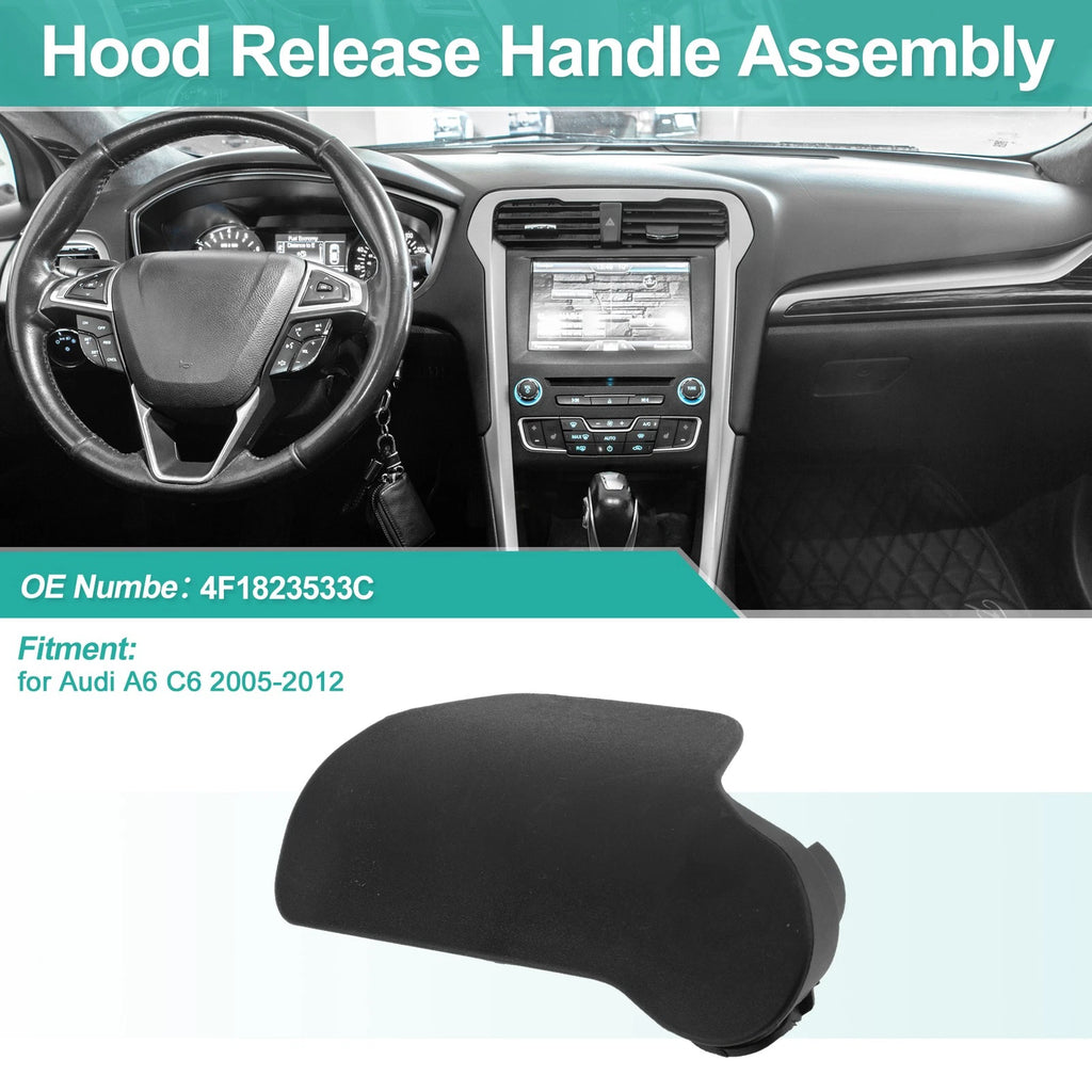 Hood Latch Release Handle for Audi A6 C6 (2005–2012)