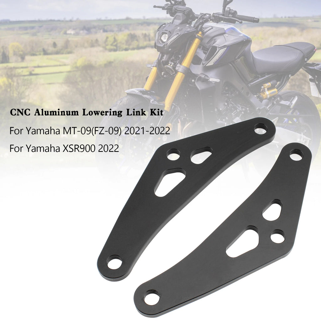 CNC Aluminum Lowering Link Kit for Yamaha MT-09 FZ-09 XSR900 (2021–2022) T9