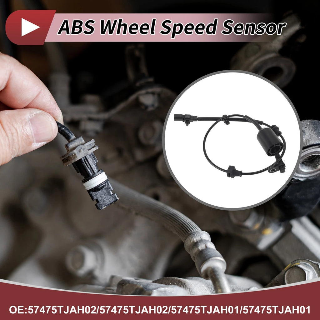 ABS Wheel Speed Sensor Replacement Rear Left for Honda GIENIA GJ6 (2010–2014)