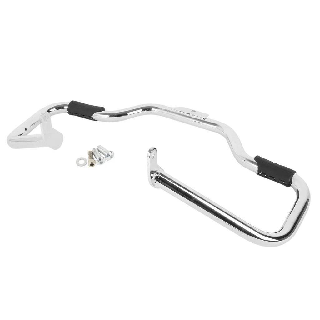 Chrome Engine Guard Bar Footpegs Mount for Harley Softail (2000–2017)