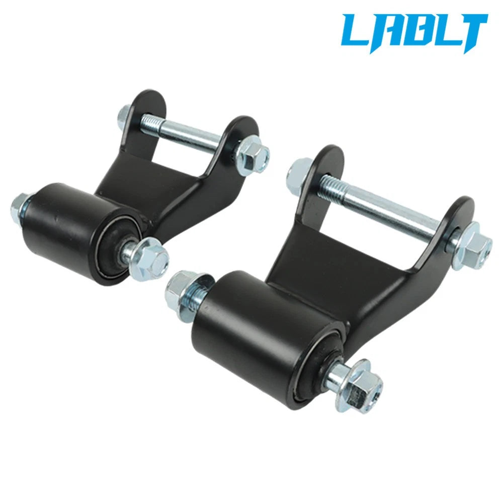 Rear Leaf Spring Hanger Bracket Shackle Kit for Chevrolet GMC (1999–2013)