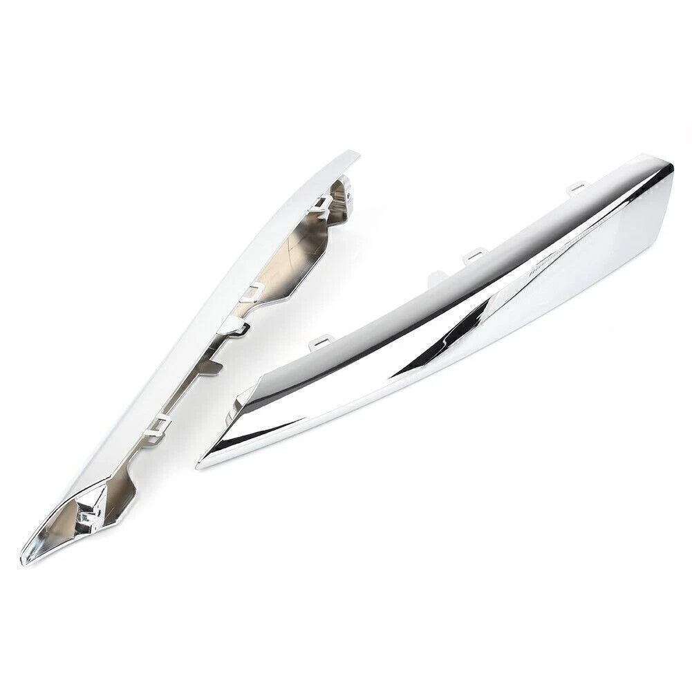 2X Front Side Grille Molding Trim Chrome for Jaguar XF (2012–2015)
