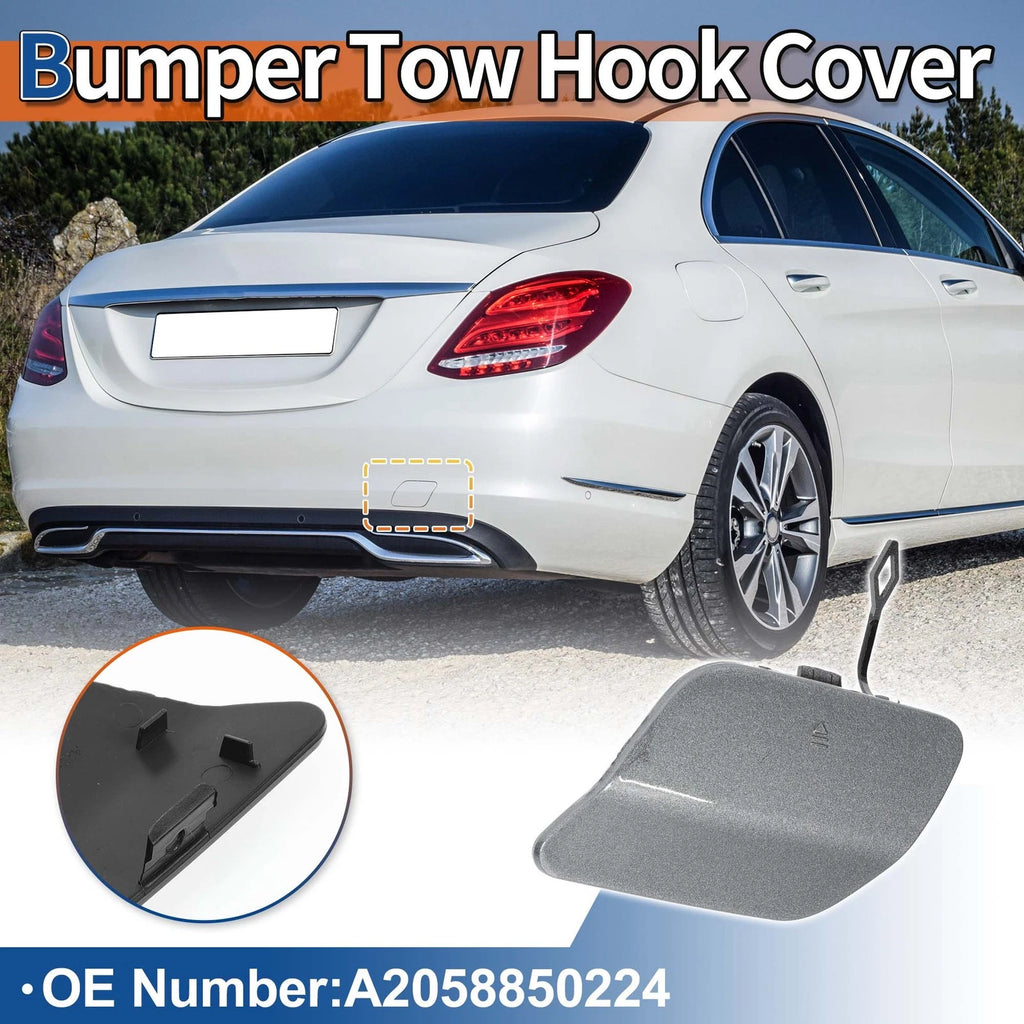 Rear Tow Hook Cover Replacement for Mercedes-Benz A-Class (2019–2022)