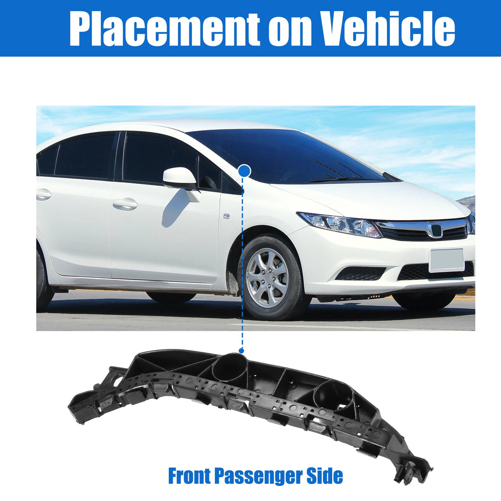 Right Side Front Bumper Mounting Support Bracket for Honda Civic (2005–2011)