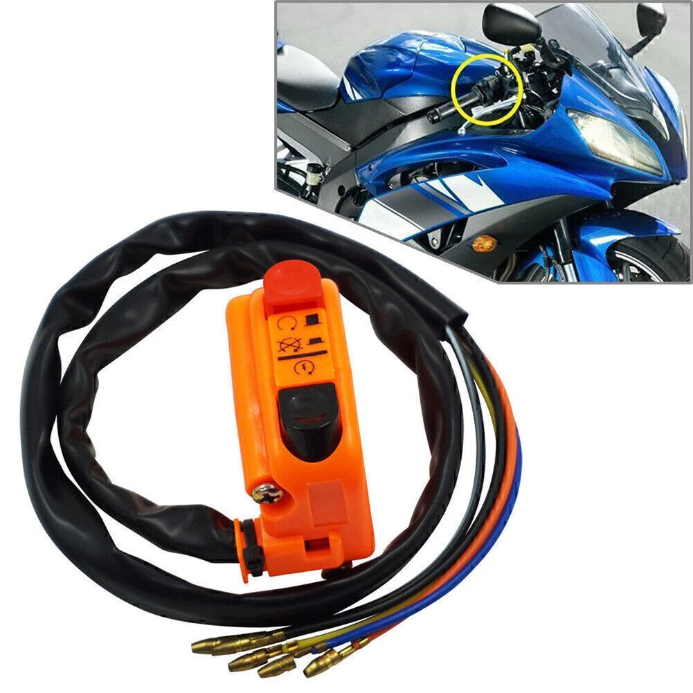 7/8" Handlebar Ignition Switch for Universal Motorcycles (On/Off)