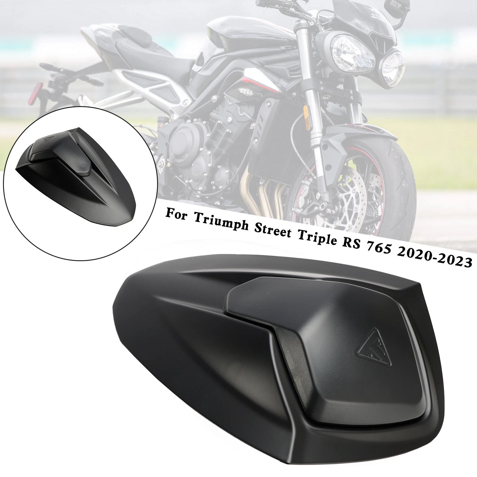 Rear Tail Seat Fairing Cowl Cover for Street Triple RS 765 (2020–2024) Matt Black