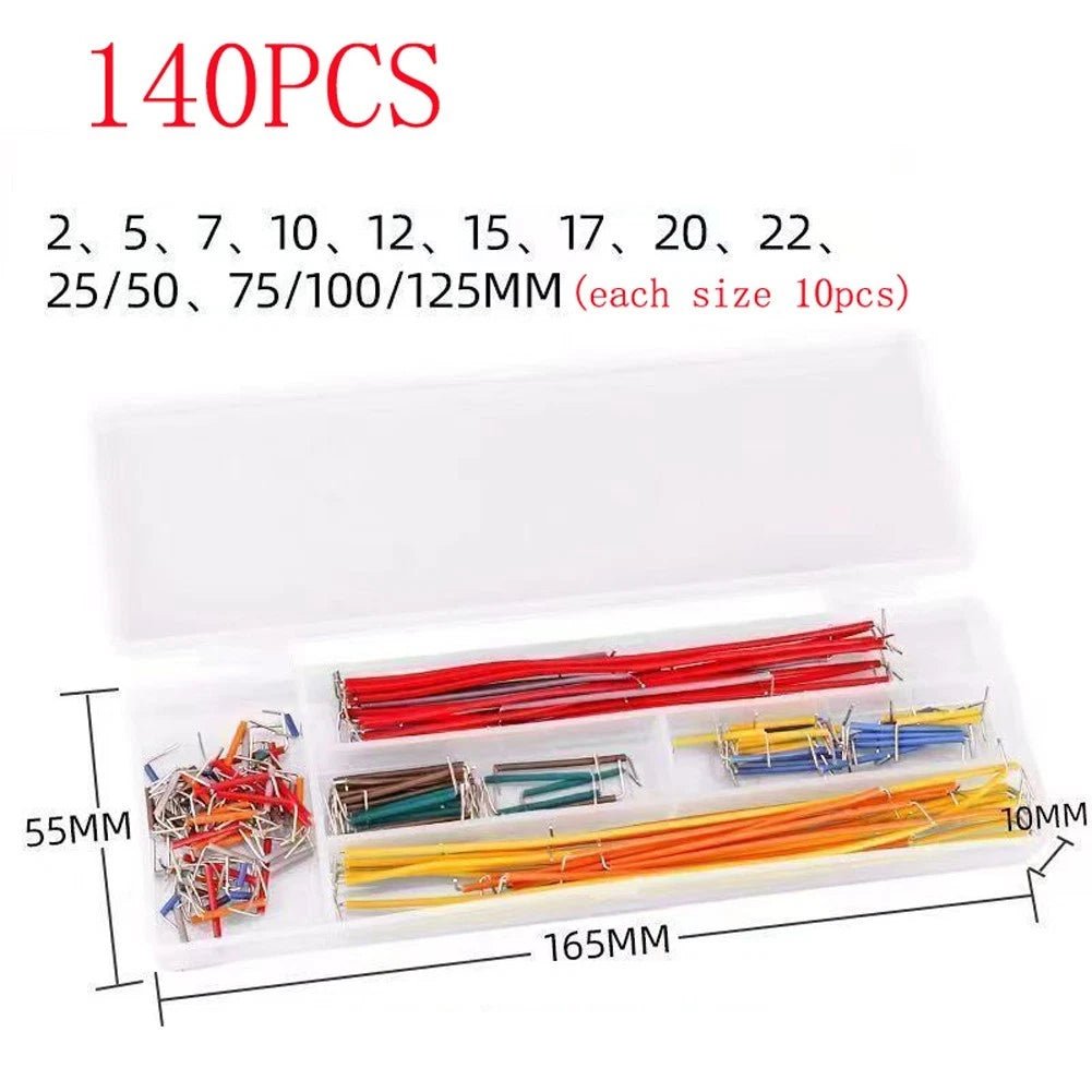 65pcs Color Coded U-Shaped Solderless Breadboard for Jumpers