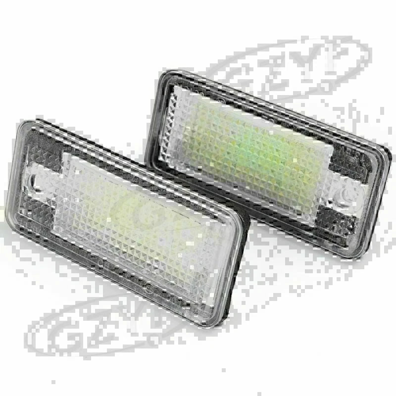 Pair CAN-bus Error Free LED License Plate Light for Audi A3 A4 A6 S6 A8 Q7 White