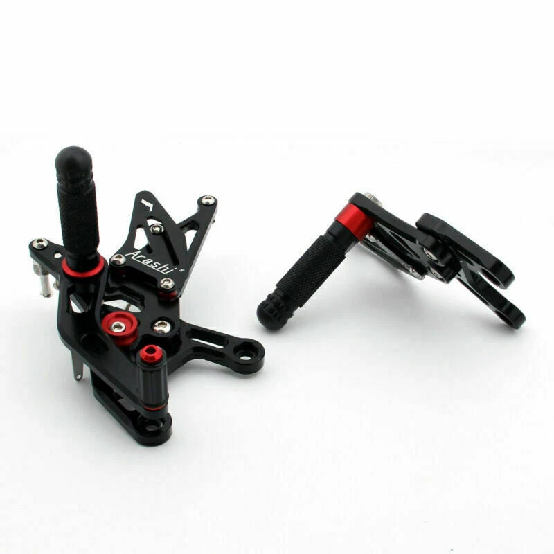 Rearsets Footpegs Pedals for Yamaha YZF-R1 1000 (2009–2014) Black T9