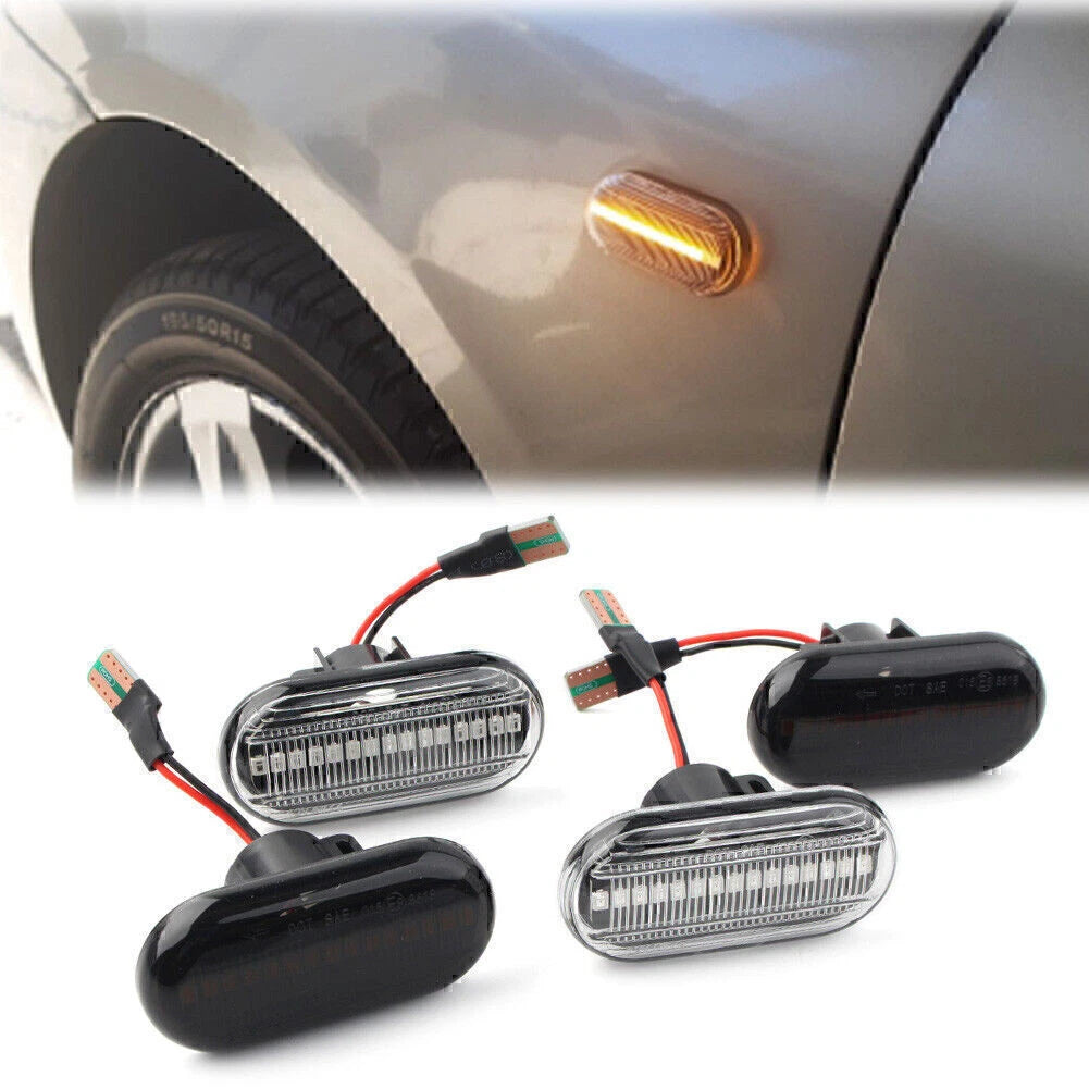 Dynamic LED Side Marker Indicator Light for Renault Clio Twingo Dacia Duster (2010–2023)