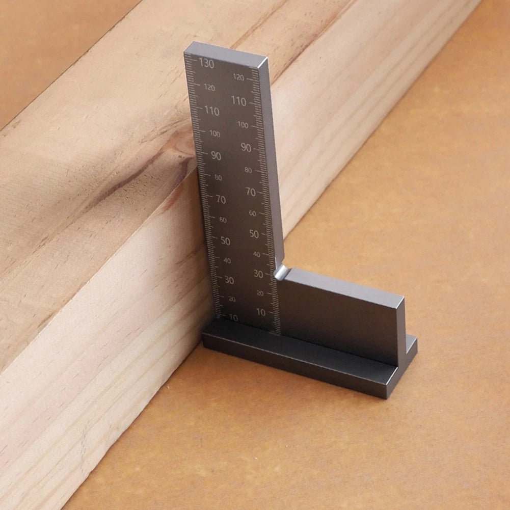 90 Degree Measuring Ruler Square Tool for Carpentry Projects