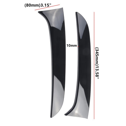 Glass Side Spoiler for Car Decoration Interior Accessories