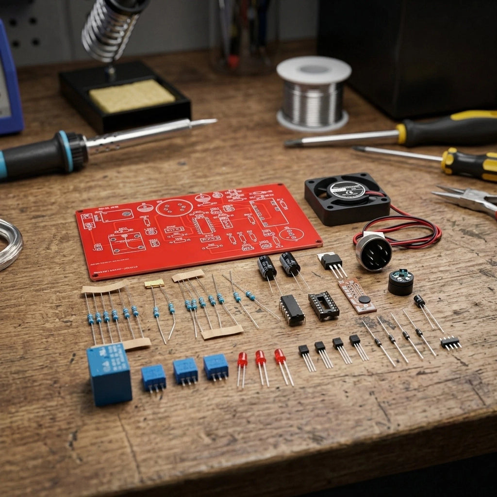 Exhaust Fan Control Circuit Kit with Gas Alarm & Sensor Assembly