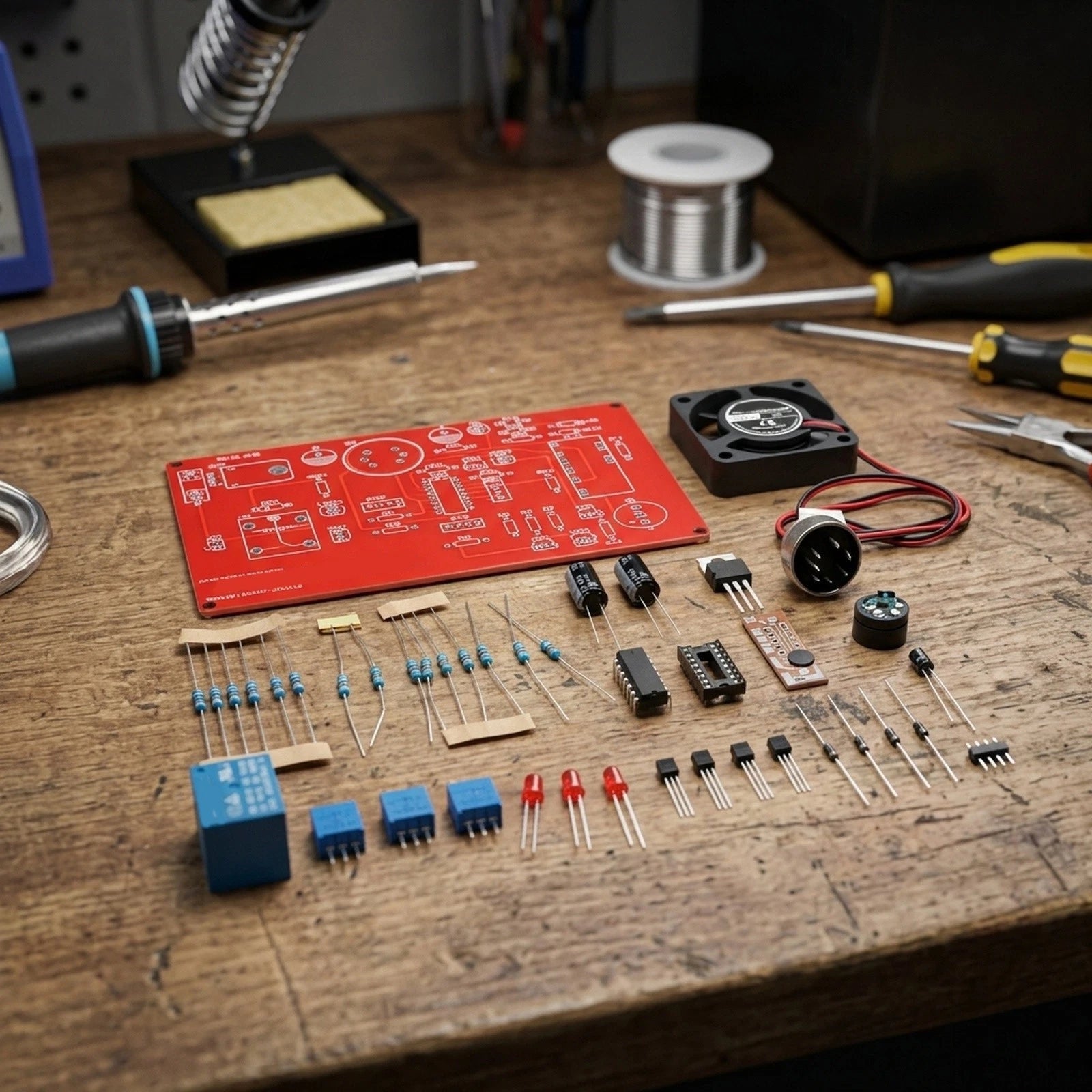 Exhaust Fan Control Circuit Kit with Gas Alarm & Sensor Assembly
