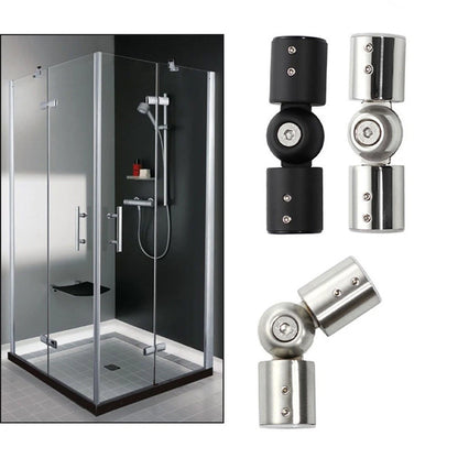 Corner Connector for Bay Window Curtain Rods (Adjustable Angles)