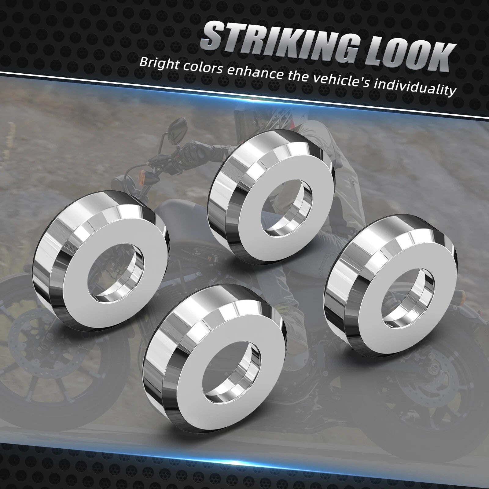 Shock Absorber Bracket Decorative Trim for Harley Seventy Two XL1200V (2016–2017)