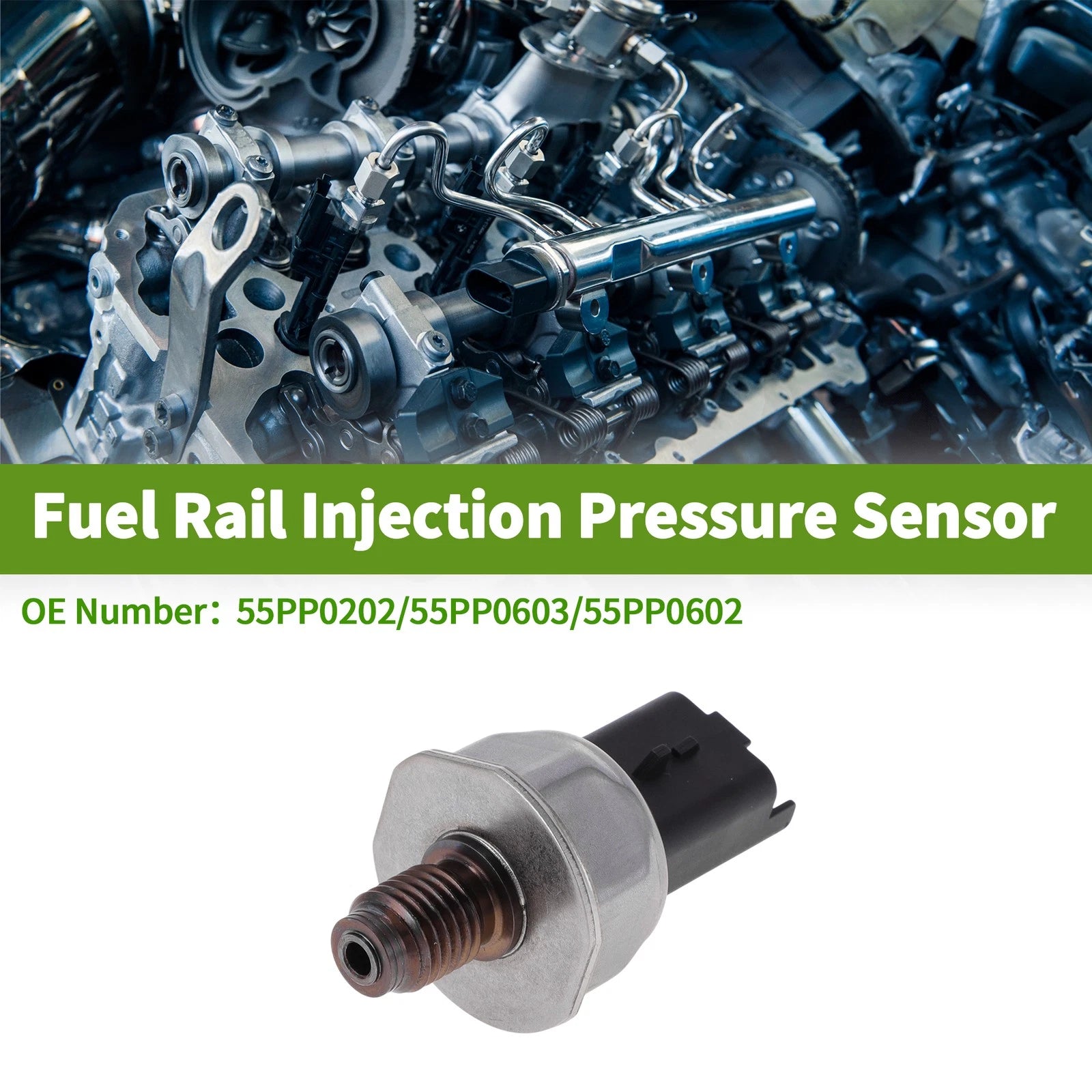 Fuel Injection Pressure Sensor No.55PP0202 for Ssangyong Korando 2010
