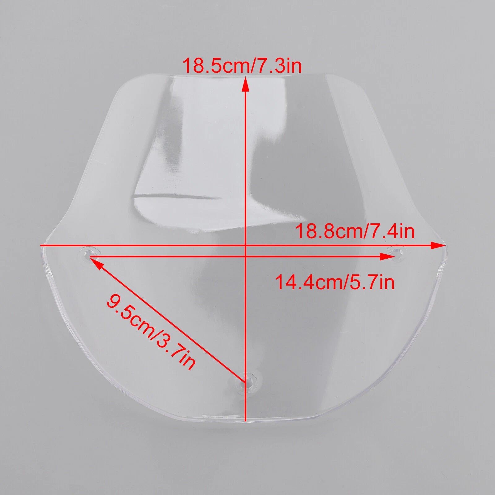 Windshield Windscreen + Bracket for Suzuki GSX-8S (2023–2024) A91