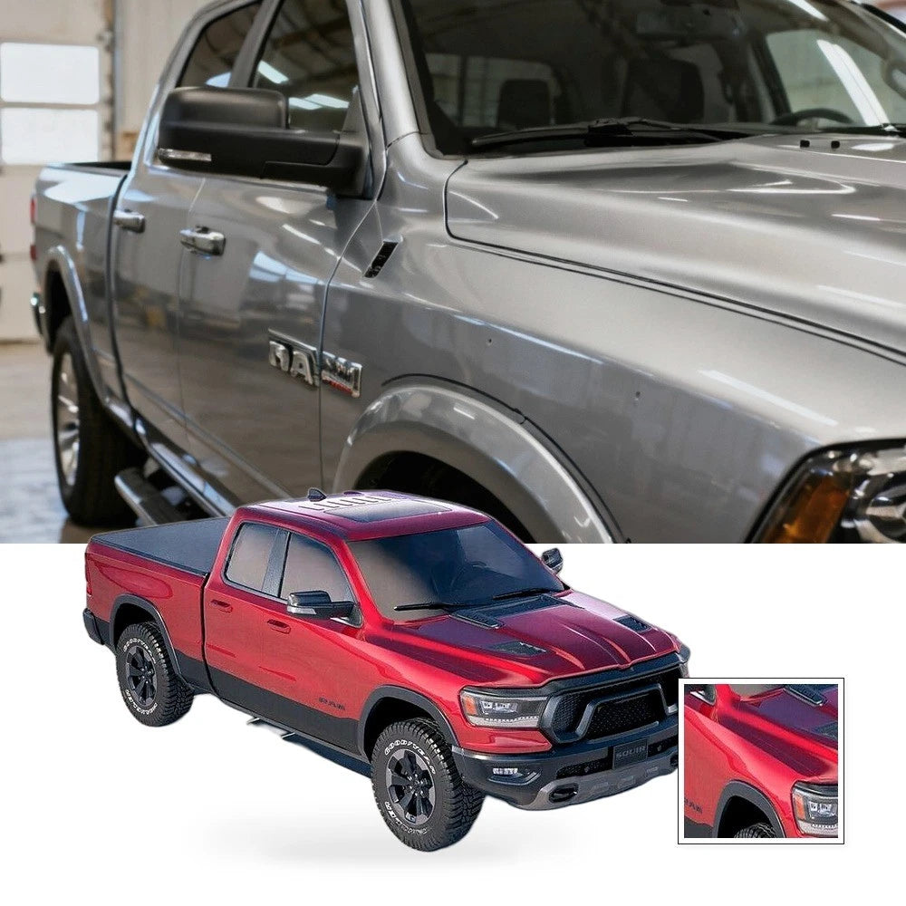 Rear View Mirror Cover for Ram 1500 (2019–2021) Passenger Right Black