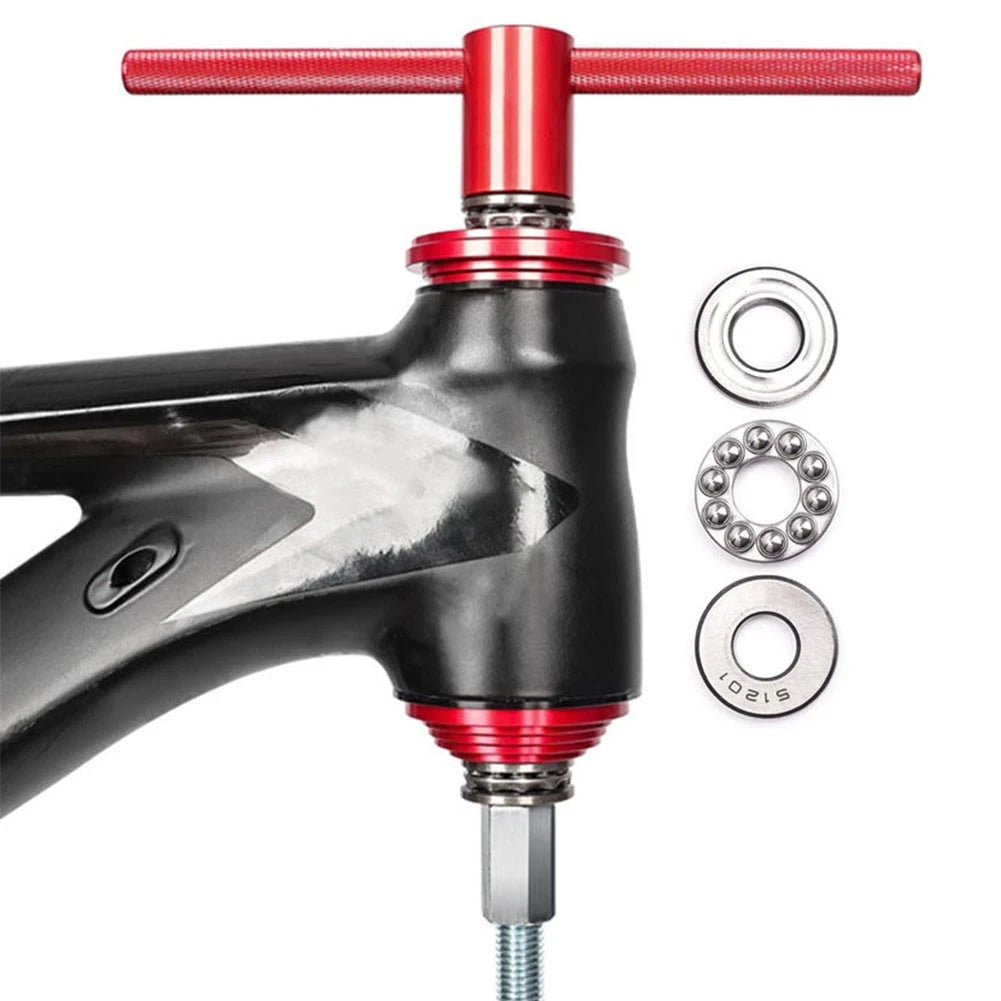 Bicycle Press Tool for Seamless Installation of Headsets and Bottom Brackets