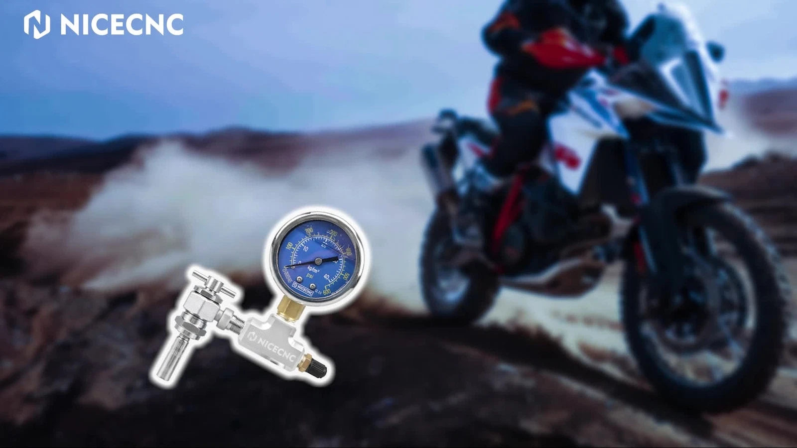 2" Pressure Gauge for NICECNC (0-600psi) Nitrogen Filling Tool