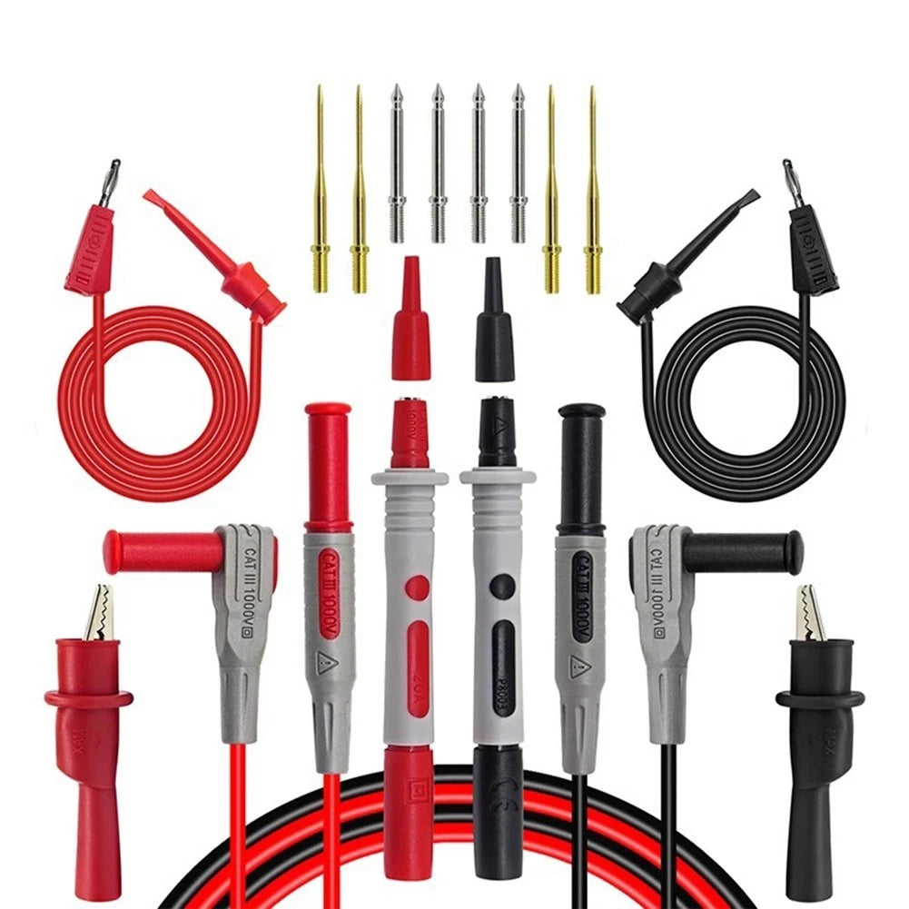 Heavy Duty Test Kit for Multimeter with Probes and Alligator Clips