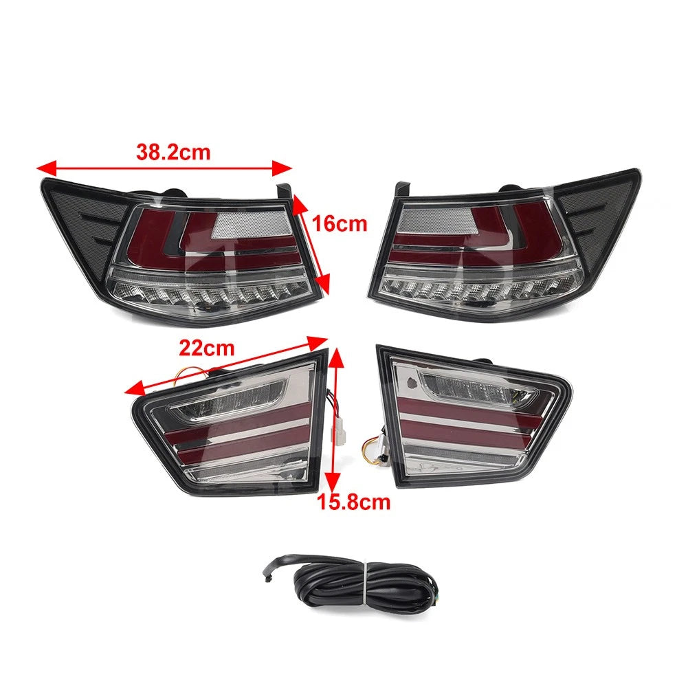 LED Dynamic Turn Signal Tail Light Assembly for Kia Forte (2009–2013)