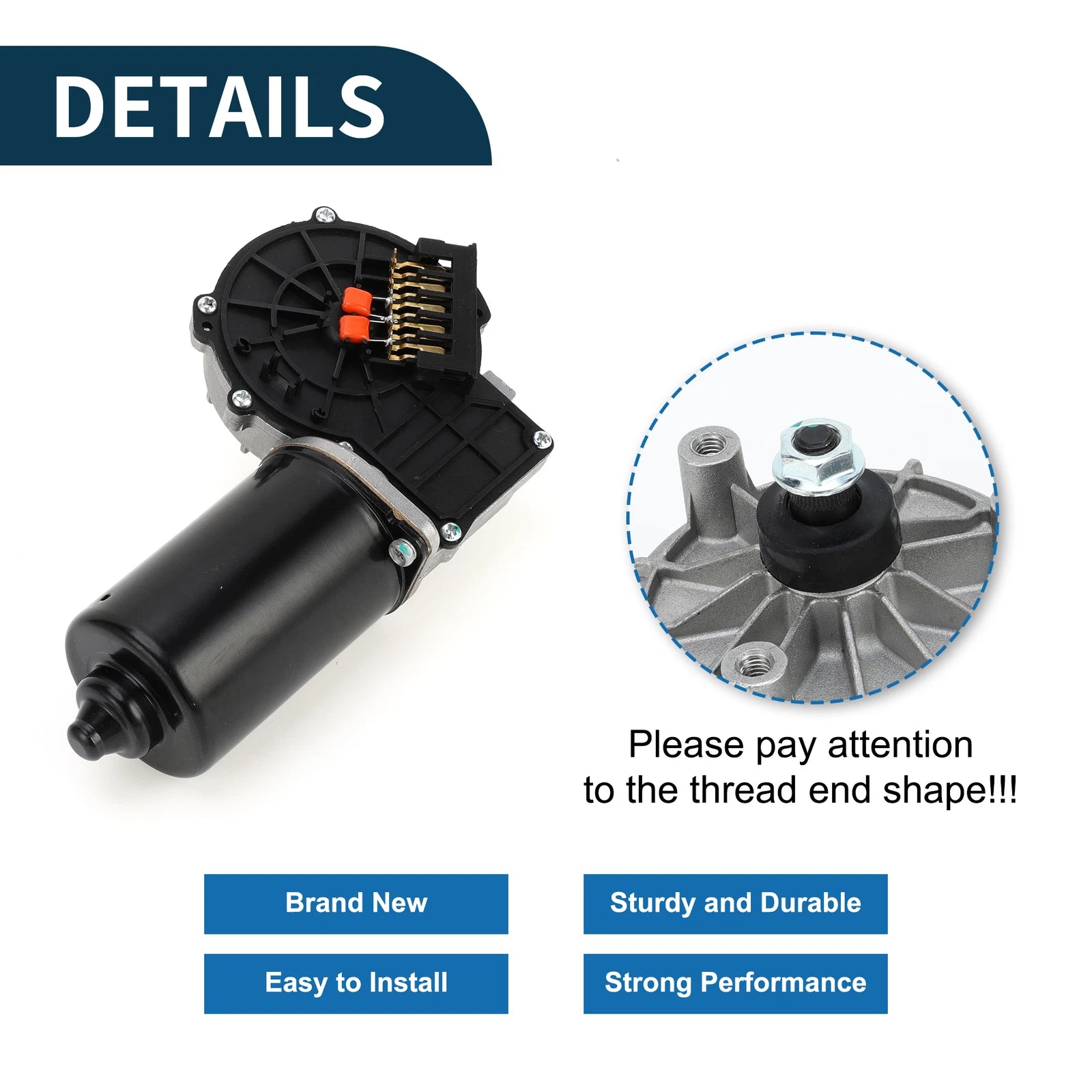 Front Windshield Wiper Motor for Mercedes-Benz E CLK Class (1996–2002) No.A2108201742