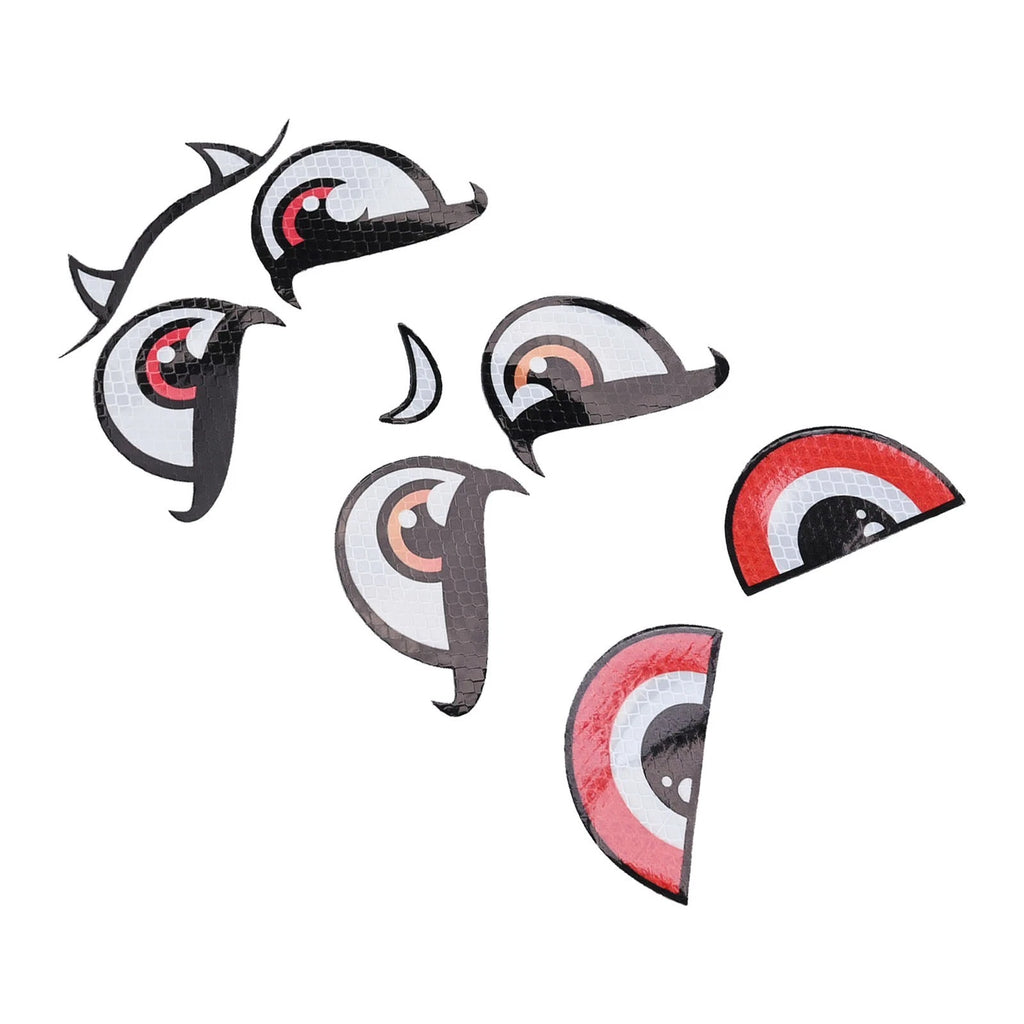 Set of 2 Reflective Eyes for Lawn Mower Accessory