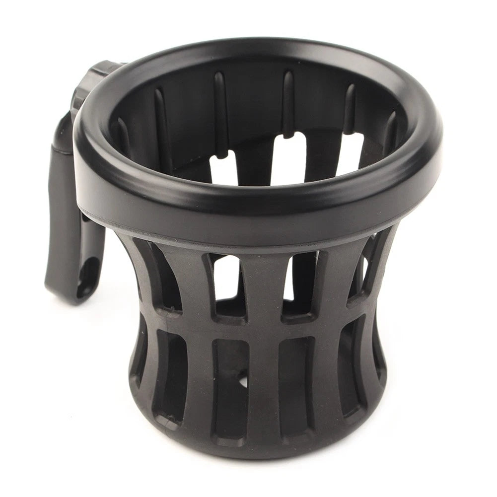 Handlebar Cup Holder for Harley (Universal, Matte Black)