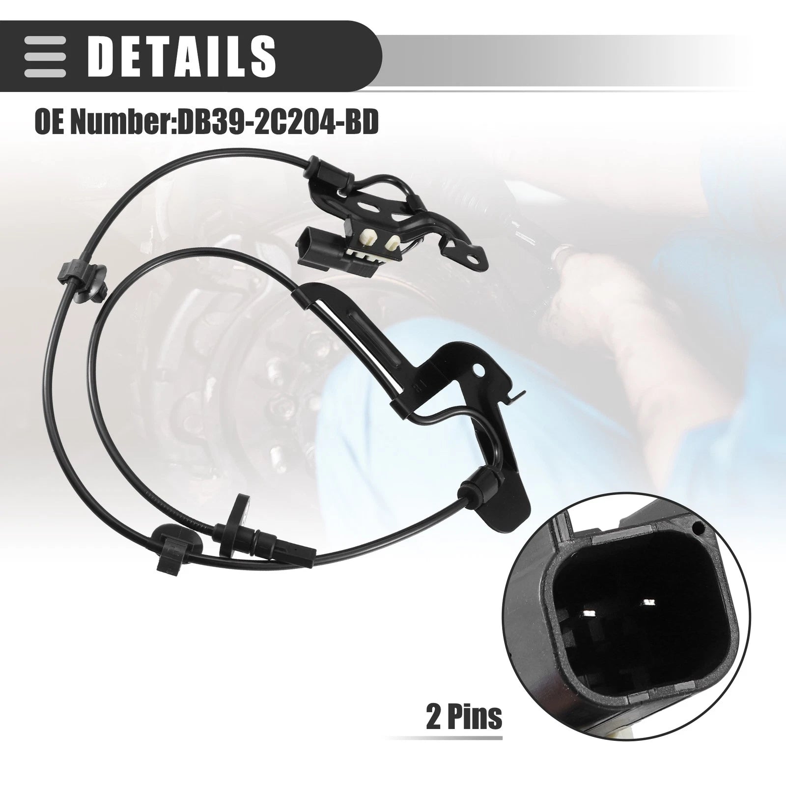 DB39-2C204-BD ABS Wheel Speed Sensor for Ford Ranger (2012–2022)