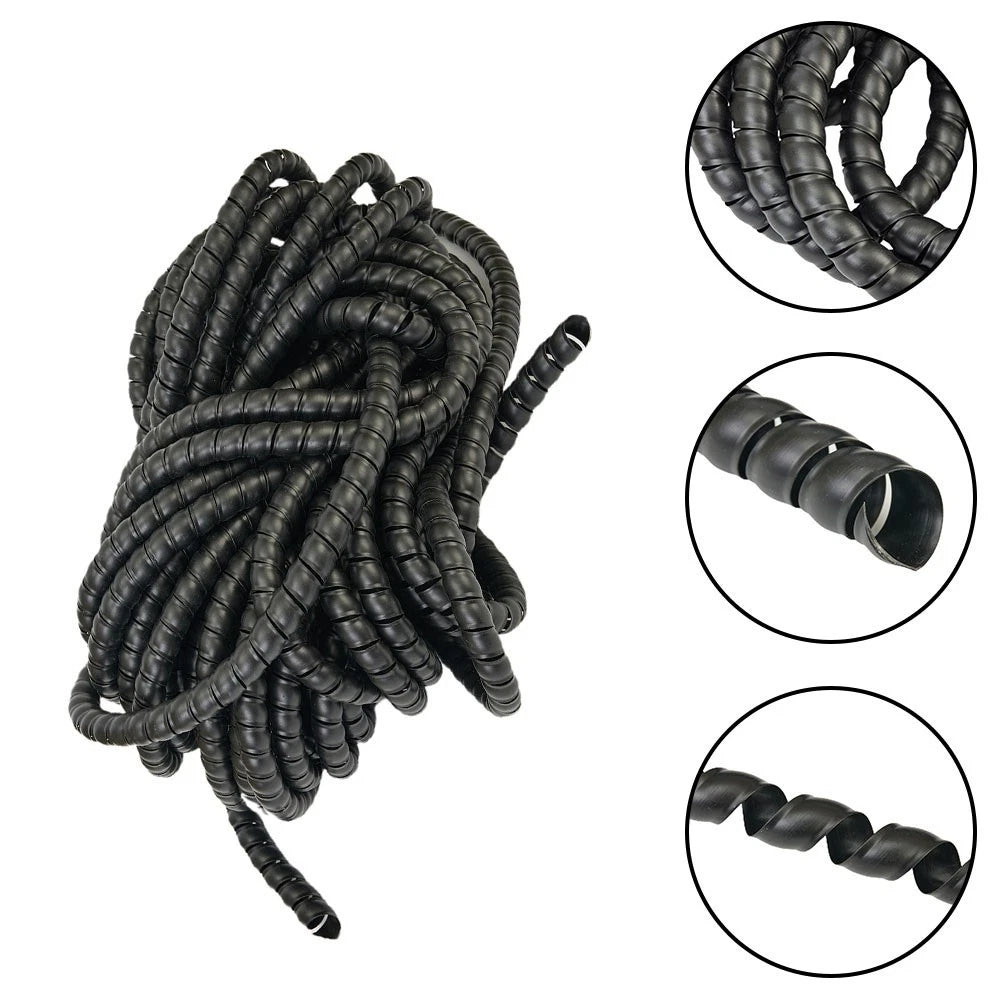 Wire Protector for Hydraulic Hose - Spiral Wound Cable Management Tube