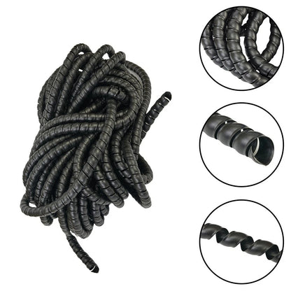 Wire Protector for Hydraulic Hose - Spiral Wound Cable Management Tube