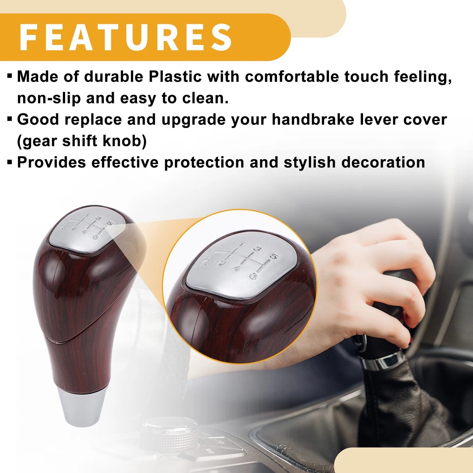 6 Speed Gear Shifter Knob Replacement for Mercedes-Benz C-Class (1993–2000)