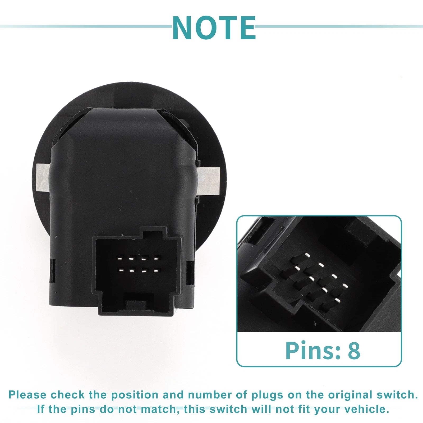 Car Mirror Switch for Ford E-150, E-250 (2009–2014)