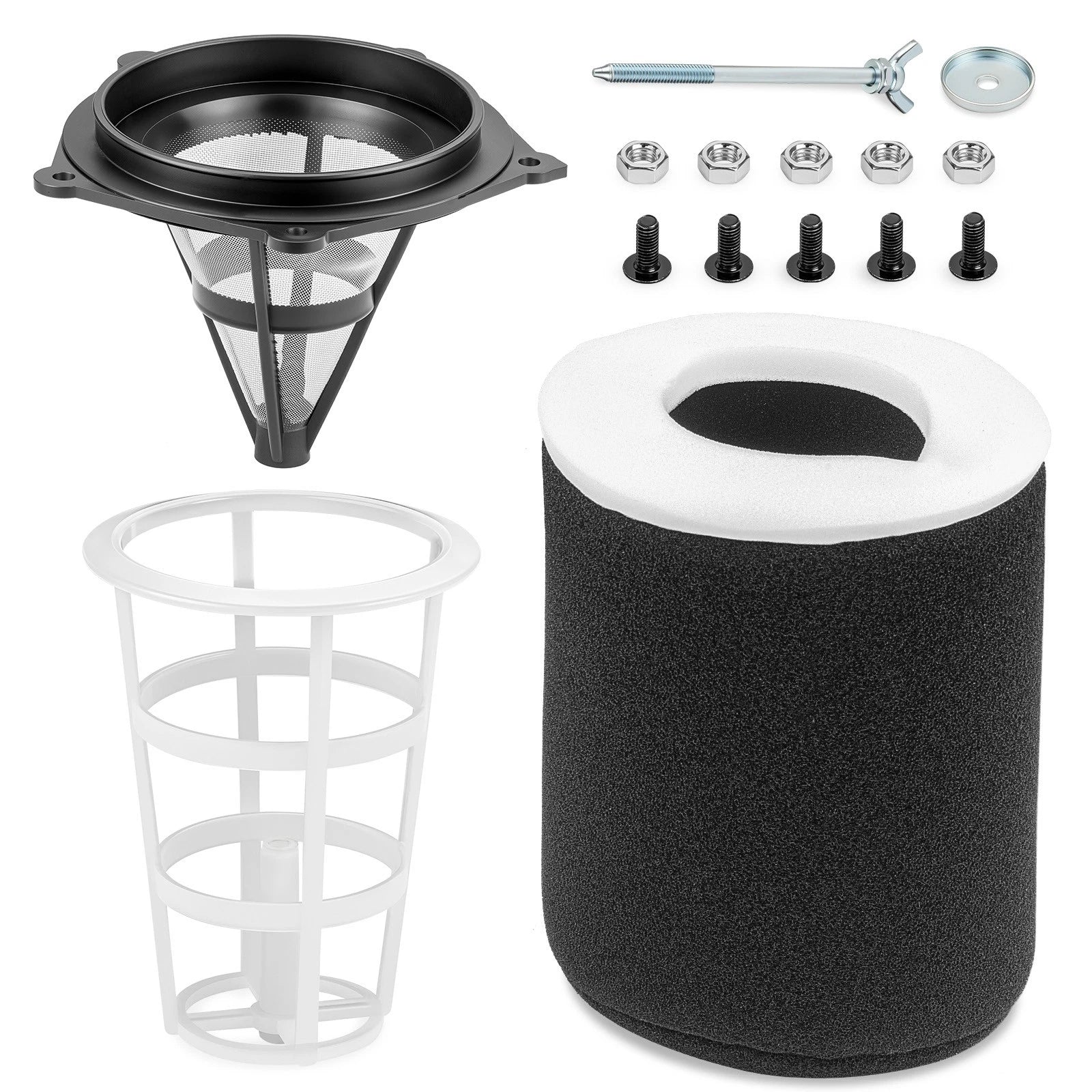 Air Filter & Cage Guide & Bolt Wing for Yamaha YFZ450 (2004–2009, 2012–2013, 2017)