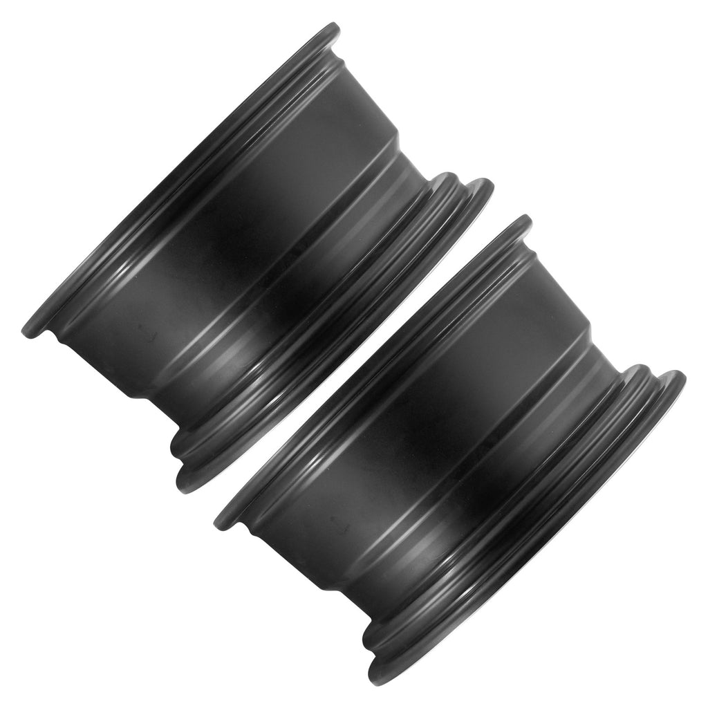 Front Wheel Satin Black 12x6 4+2 Offset for Jeep Wrangler (2007–2018)