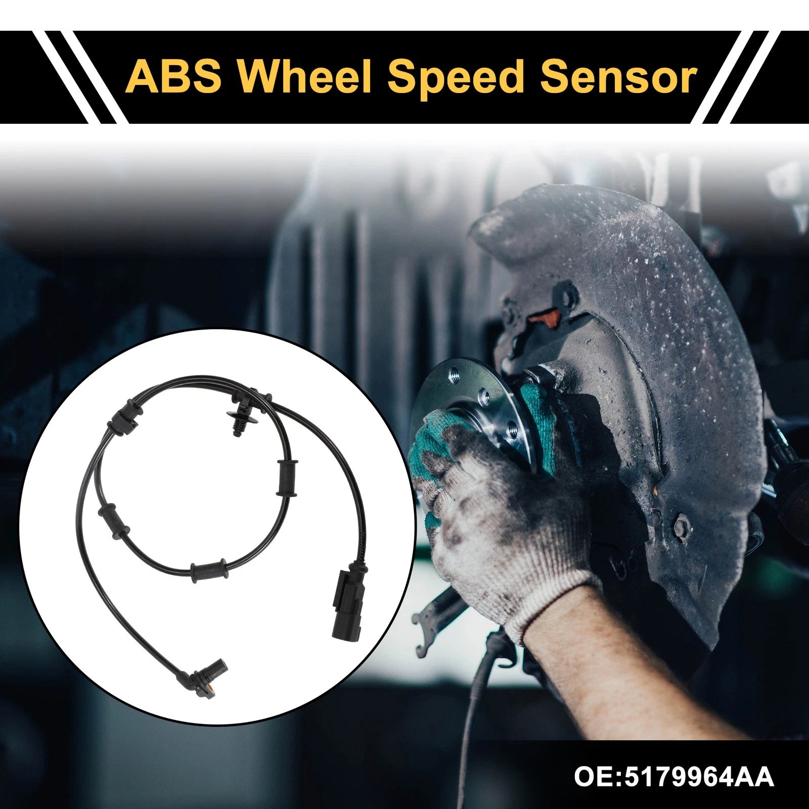 ABS Wheel Speed Sensor Replacement for Dodge Ram 3500 (2006–2008) Front Left Right