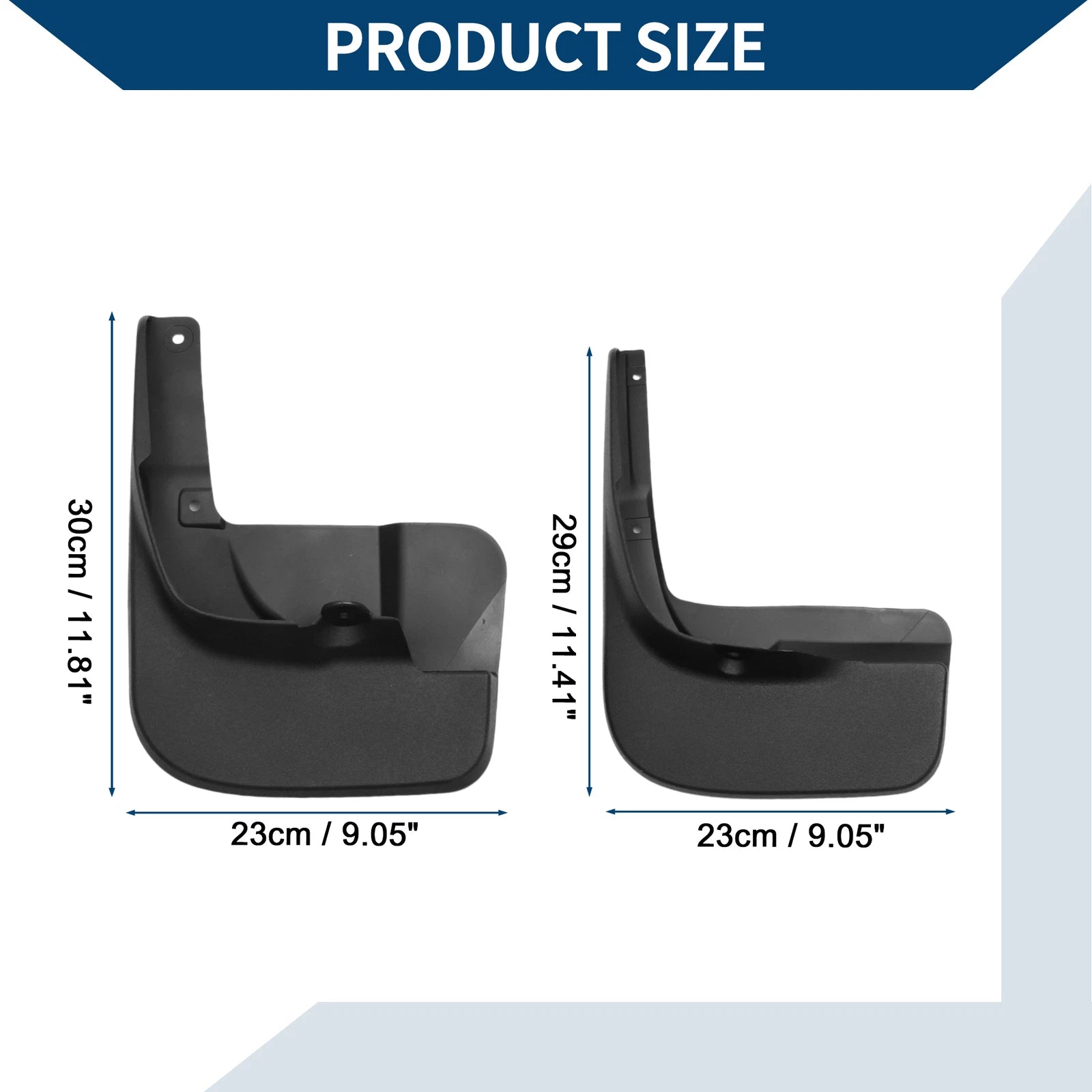 Set of 4 Mud Flaps Splash Guards for Lexus RX (2009–2015)